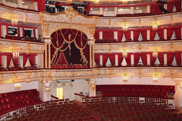 ボリショイ劇場のロイヤルボックス。歴史的な光景。モスクワ。26. — ストック写真