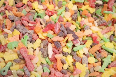 Çiğneme marmelat pastanede çok renkli