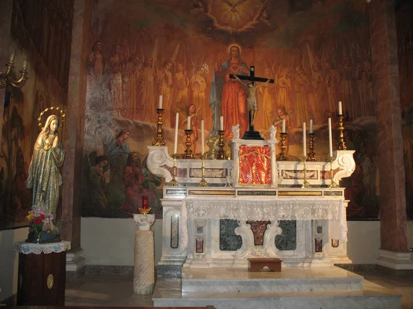 Capilla Del Santísimo Sacramento Dedicada Sagrado Corazón Jesús Catedral Mileto —  Fotos de Stock