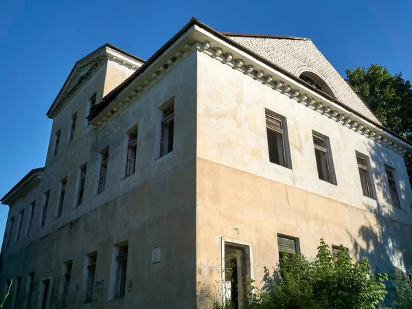 Manoir Abandonné Dilapidé Des Nobles Xviiie Siècle Dans Région Voronej — Photo