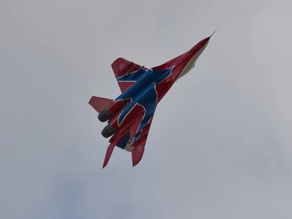 Flygplan Från Russian Knights Och Swifts — Stockfoto
