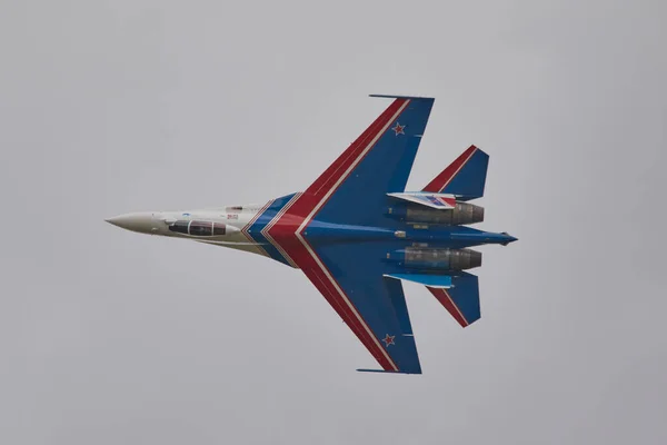 Flygplan Från Russian Knights Och Swifts — Stockfoto