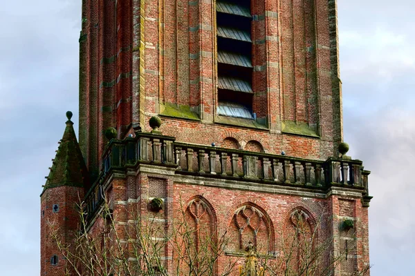Architectural fragment of cathedral in the Netherlands