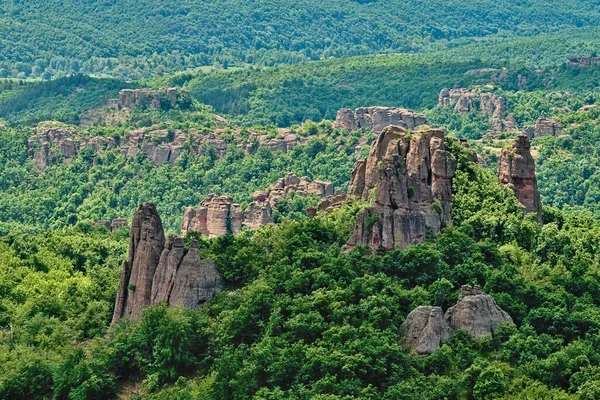 Hermoso Paisaje Montaña Con Rocas Naturales Únicas Rocas Belogradchik Bulgaria — Foto de Stock