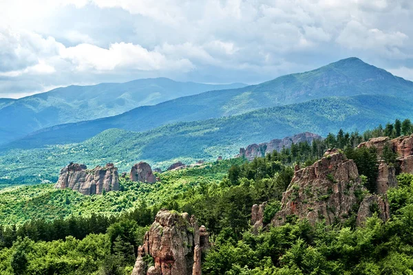Hermoso Paisaje Montaña Con Rocas Naturales Únicas Rocas Belogradchik Bulgaria — Foto de Stock