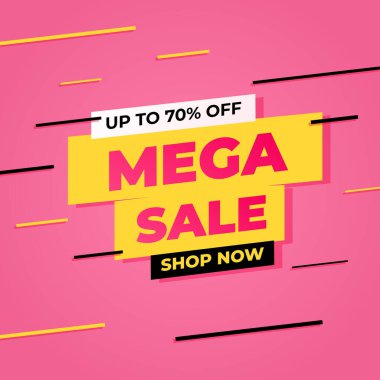 Parlak pembe arka planda modern tasarım, promosyon için modern minimalist tasarım, sosyal medya postası, pazarlama kiti