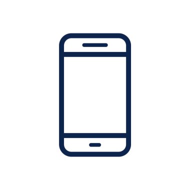 logo, web, iniş sayfası, çıkartmalar ve arkaplan için telefon simgesi çizimi