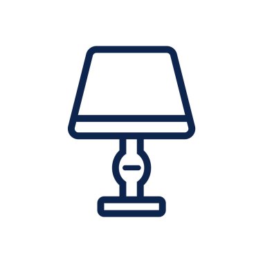 logo, web, iniş sayfası, çıkartmalar ve arkaplan için lamba ikonu çizimi