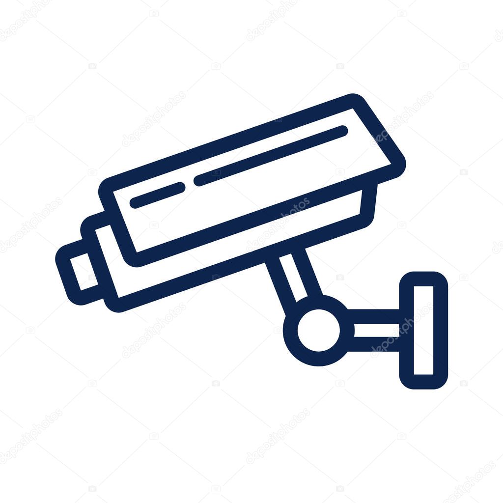 Cctv icon vector illustration for logo, web,landing page, stickers and background