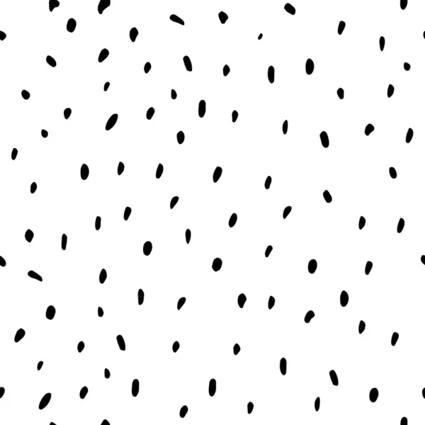 Hand-drawn pattern background with black and white strokes and dashes. Hand-drawn seamless pattern. Vector isolated illustration. — Stock Vector