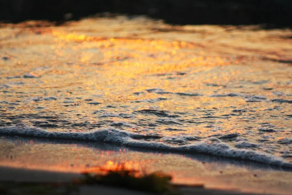 Beach Sunrise Waves Sea — Stock Photo, Image