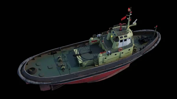 Render Tugboat Project 498 498 — Stock Photo, Image