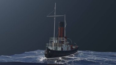 Römorkör Jofree 'nin 3D canlandırması