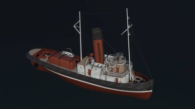 Römorkör Jofree 'nin 3D canlandırması