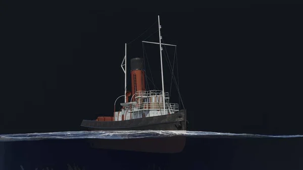 Render Tugboat Jofree — стокове фото