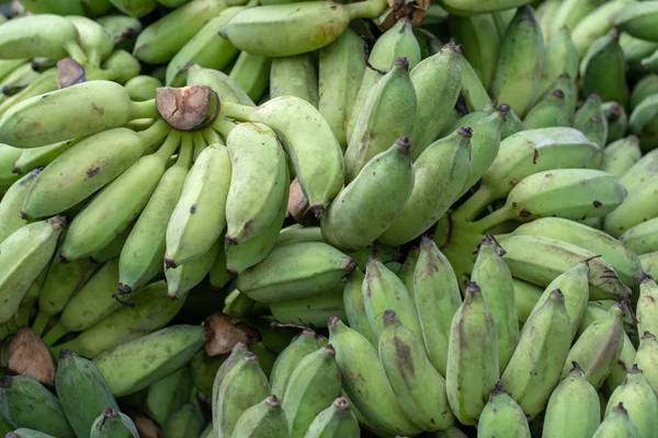 生の培われたバナナと販売の完熟栽培バナナ — ストック写真