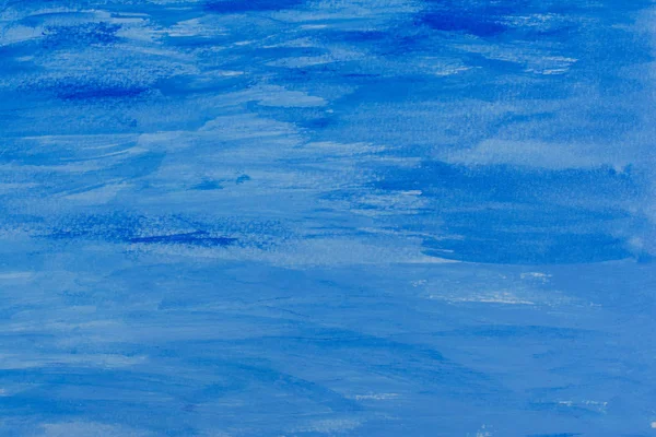 Blaue Aquarell Auf Papier Hintergrund Stockbild