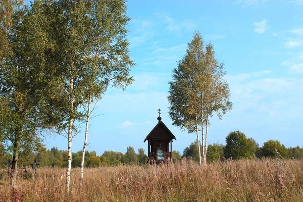 Leningrad bölgesinde Gaitolovo köyünde bir şapel.