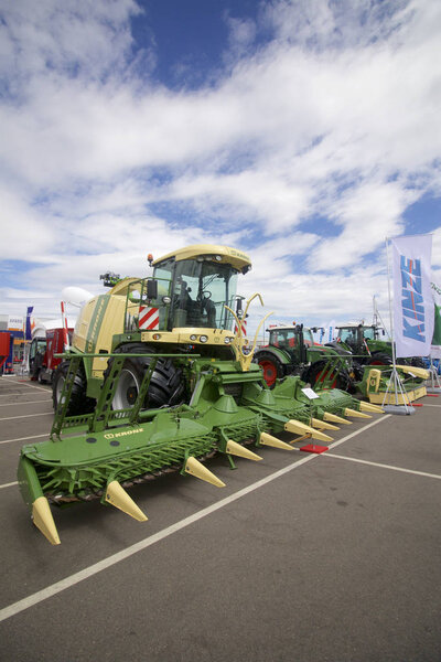 MINSK, MINSKAYA/BELARUS - 05 JUNE 2018: 28th International Specialized Exhibition "BELAGRO - 2018" and the International Specialized Exhibition "BELFERMA - 2018". Agrarian international forum
