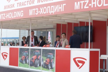 Minsk, Minskaya/Beyaz Rusya - 05 Haziran 2018: 28 Uluslararası İhtisas Fuarı 