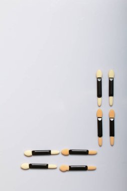 Güzellik knolling. Aplikatör göz farı.