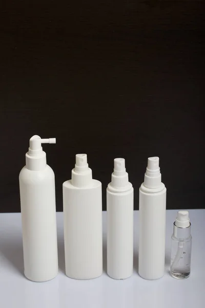 Sprayers Antiseptic White Surface Treatment Viruses — Stock Photo, Image