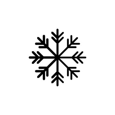 Beyaz arkaplanda kar tanesi simgesi izole edildi. Kar Tanesi simgesi modayı ve logo, ağ, uygulama ve UI için modern kar tanesi sembolü. Kar Tanesi simgesi basit bir işaret. Grafik ve web tasarımı için Kar Tanesi simgesi düz vektör çizimi.