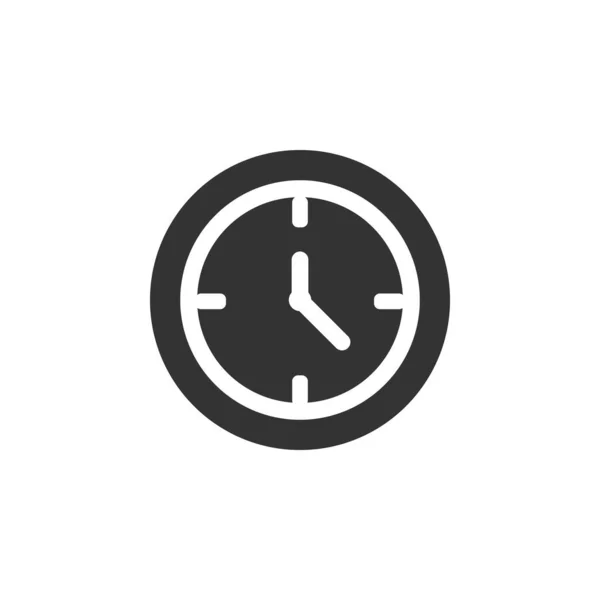 Ícone Relógio Parede Parede Ícone Relógio Vetor Ilustração Plana Para —  Vetores de Stock