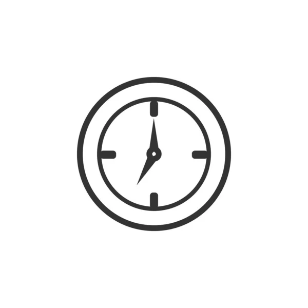 Ícone Relógio Parede Parede Ícone Relógio Vetor Ilustração Plana Para —  Vetores de Stock