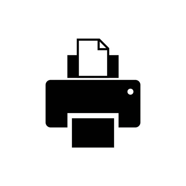 Printer Icon Vector Printer Icon Isolated White Background Printer Icon — Stock Vector