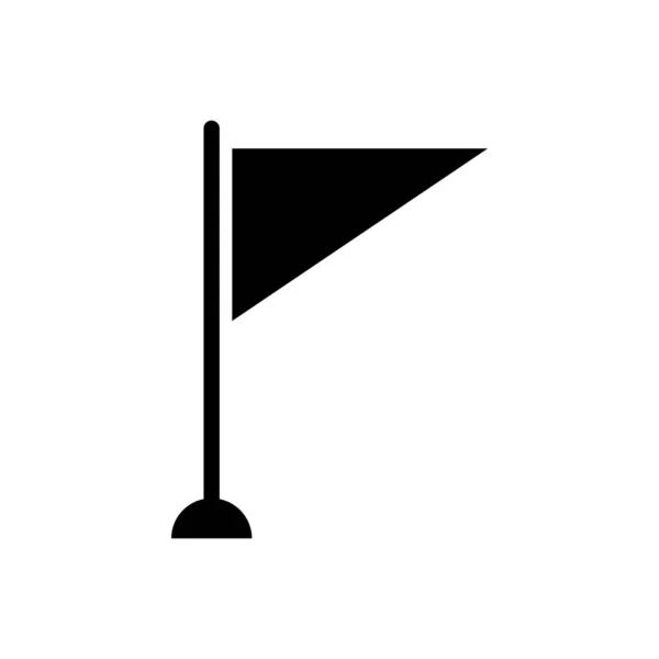 Вектор Значка Флага Иллюстрация Значка Флага Белом Фоне Простой Иконный — стоковый вектор