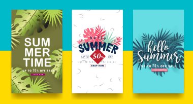 yaz indirimi afiş arkaplan tasarımı.