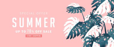 yaz indirimi afiş arkaplan tasarımı.