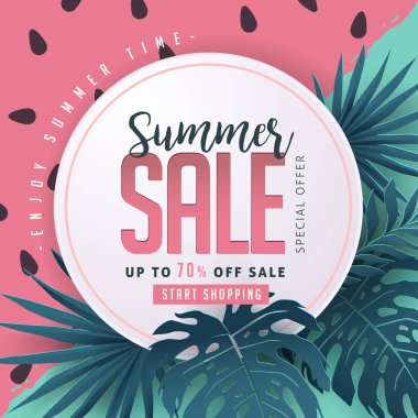 yaz indirimi afiş arkaplan tasarımı.