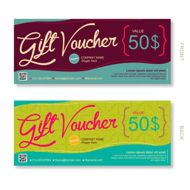 Hediye çeki indirim şablonu