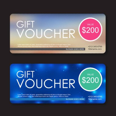 Hediye çeki indirim şablonu