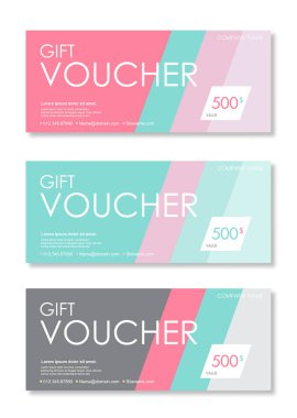 Lüks şablonlu hediye çeki indirim şablonu. Hediye kartı prim şablonu için vektör şablonu. Vektör illüstrasyonu.