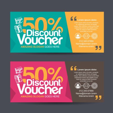 Hediye çeki indirim pankartı şablonu