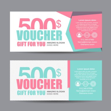 Hediye çeki indirim pankartı şablonu