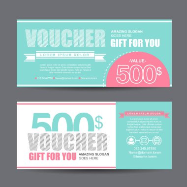 Hediye çeki indirim pankartı şablonu