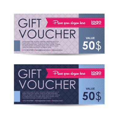 Hediye çeki indirim pankartı şablonu