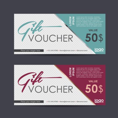 Hediye çeki indirim pankartı şablonu