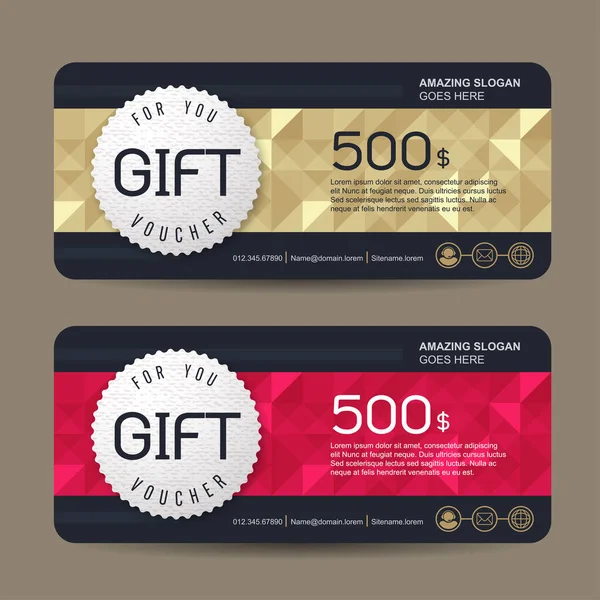 Hediye çeki indirim pankartı şablonu