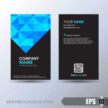 Modern kartvizit şablonu tasarımı