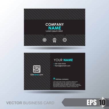 Modern kartvizit şablonu tasarımı