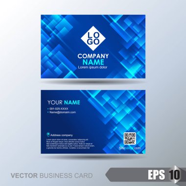 Modern kartvizit şablonu tasarımı