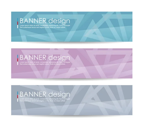 Conjunto Banners Vectoriales Modernos Con Fondo Abstracto Fondo Vectorial — Vector de stock