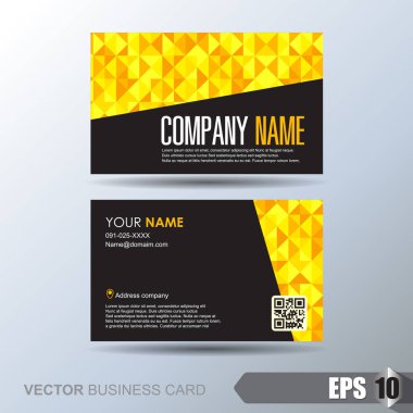 Soyut arkaplanı olan zarif bir kartvizit şablonu