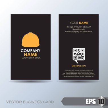 Soyut arkaplanı olan zarif bir kartvizit şablonu