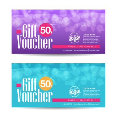 Hediye kuponu şablonu